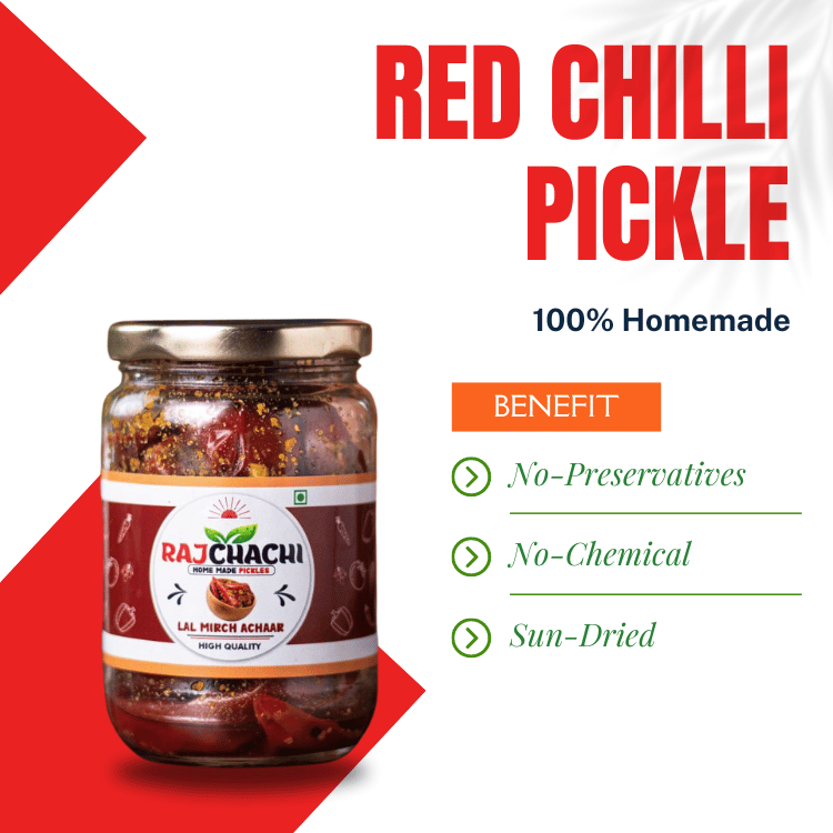 Mango & Red Chilli Pickle Combo (200gms Each) - Pack of 2